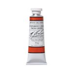 M. Graham Artist Oil Paint Transparent Orange Iron Oxide 1.25oz/37ml Tube