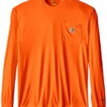 Carhartt Men’s Big & Tall High Visibility Force Color Enhanced Long Sleeve T-Shirt