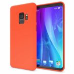 NALIA Case for Samsung Galaxy S9, Ultra-Thin Neon Silicone Back Protector Cover Rubber Soft Skin, Protective Shockproof Slim Gel Bumper Back-Case for Samsung S9 Smartphone, Color:Orange