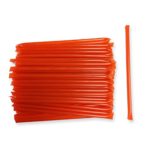 50 Count Honey Sticks (Natural Orange) No Artificial Colors – BPA Free Straw – 6.75″ long – 5 grams each
