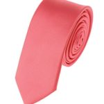 Mens Solid Color 2″ Skinny Tie