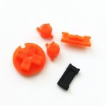 A B Buttons Keypads D Pads Buttons For Nintendo Gameboy Color GBC (Orange)