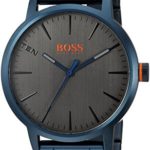 HUGO BOSS Men’s ‘Copenhagen’ Quartz Stainless-Steel-Plated Casual Watch, Color:Blue (Model: 1550059)