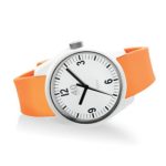 40Nine Men’s ‘Basic’ Quartz Plastic and Silicone Casual Watch, Color:Orange (Model: 40N2.2.3M)