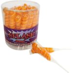 Albert’s Color Splash Pops Tubs 30 ct – Orange – Orange Flavor