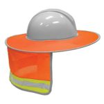 ML Kishigo 2874-6 Full Brim Sun Shield Color Orange (20 Pack) Include Free Sticker (American Flag)