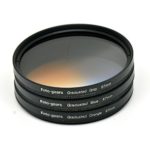 67mm Graduated Colour Filter set Graduated Grey + Blue + Orange Filter Kit