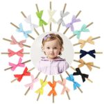 inSowni 20pcs 2.5″ Bow Nylon Headbands Grosgrain Ribbon for Baby Girl Toddler Newborn Kids (20PCS Bow S3)