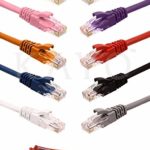 KAYO Cat5e Ethernet Patch Cable [10 Pack], RJ45 Snagless/Molded UTP Booted-Gigabit/Sec Network /Internet Cable,350Mhz Colors-Blue/Black/Green/ White/Red/Yellow/Purple/Orange/Gray/Pink (10FT -10 Pack)