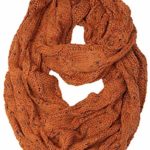 S1-6033-68 Funky Junque Infinity Scarf – Rust (Confetti)