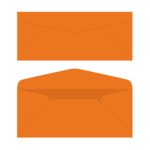 #10 Business Color Mailing Envelopes | 4 1/8 X 9 ½ inches | 24lb Bond Bright Color Paper (90 gsm) | 50 Envelopes Per Pack | Cosmic Orange
