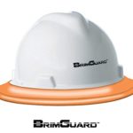 BrimGuard ID Hard Hat Full Brim Wide Protective Accessory Color Orange