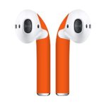 Airpod Skins Protective Wraps – Minimal Stylish Covers for Customization & Protection, Compatible with Apple AirPods (Orange)