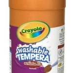 Crayola Orange Washable Tempera Paint, 32-Ounce