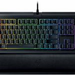 Razer BlackWidow Chroma V2: Esports Gaming Keyboard – Ergonomic Wrist Rest – 5 Dedicated Macro Keys – Razer Green Mechanical Switches (Tactile and Clicky)