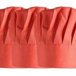 Nanxson(TM Unisex High Elastic Chef’s Hat/Cooking Baker Hat CF9015 (Pack of 3 by Orange Color)