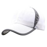 BCDshop Unisex Outdoor Holiday Sunshade Hat Quick-Dry Mesh Sport Baseball Cap (White)
