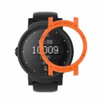 Ticwatch E Case SIKAI Anti-Scratch Protective Bumper Cover Ticwatch E Smart Watch Ultra Light Multi-Colors (Orange)
