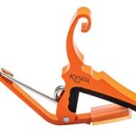 Kyser Quick-Change Capo for 6-string acoustic guitars – Orange Blaze