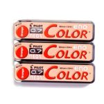 Pilot Color Mechanical Pencil Lead Eno, 0.7mm, Orange, 10 Lead ×3 Pack/total 30 Leads (Japan Import) [Komainu-Dou Original Package]