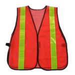 Graintex SV1559 Reflective Safety Vest, One Size, Orange Color