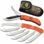 Outdoor Edge ROC-30 Razor-Pro Knife and Saw Combo — Blaze Orange with Mossy Oak Sheath