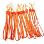 GTONEE 20PCS Bundle Colorful 7 Inch Durable Nylon Hand Wrist Strap Lanyard Straps / Strings Pack Rope for Hooking up Cellphone, Camera, iPod, Mp3, Mp4, USB Flash Drives?PSP Wii ?Pedometer, Keychains and Most Electronic Devices (Orange)