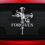 Forgiven Nails Cross Christian Car Sticker Truck Window Vinyl Decal COLOR: ORANGE