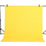 Photography Backdrop Background Screen Photo Studio Non Woven Fabric Cloth 5x10Ft / 1.6x3m 10 Colors (Orange)