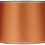 Sydnee Satin Orange Drum Lamp Shade 14x16x11 (Spider)