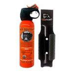 Udap Bear Spray Safety Orange Color Griz Guard Holster (Black)