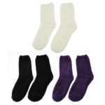 Adult Super Soft Feather Light Cozy Fun Home Socks – 4/6/12 Pair Value Pack