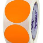 ChromaLabel 2 inch Color-Code Dot Labels | 500/Roll (Orange)