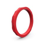 Enso Rings Hammered Stackable Silicone Ring | Premium Fashion Forward Silicone Ring | Hypoallergenic Medical Grade Silicone | Lifetime Quality Guarantee | Commit to What You Love