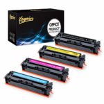 Kogain 4-Pack Replacement for HP 201X 201A CF400X CF401X (1BK, 1C, 1M, 1Y), Compatible with HP Color Laserjet Pro MFP M277dw M252dw M277 M277n M277c6 M252 M252n M274n Printer