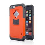 Rokform iPhone 6/6s PLUS Rugged Series Military Grade Magnetic Protective Phone Case with twist lock & universal magnetic car mount (Orange) 302354