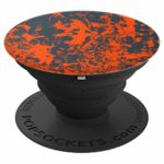 Orange and Blue School Colors Marble – PopSockets Grip and Stand for Phones and Tablets