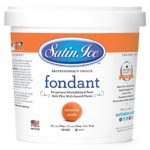 Satin Ice Orange Fondant, Vanilla, 2 Pounds