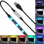 TV Back Light RGB Color Changing Waterproof Strong Adhesive LED USB Strip Light TV Lighting(2M 3key online control)