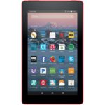 Fire 7 Tablet with Alexa, 7″ Display, 8 GB, Punch Red – with Special Offers