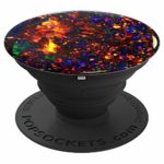 Black Opal Pop Socket Gemstone Blue Green Orange Color Gift – PopSockets Grip and Stand for Phones and Tablets