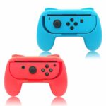 Grips for Nintendo Switch Joy-Con,FYOUNG Controllers for Nintendo Switch Joy Con – Blue and Red (2 Packs)