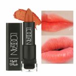 Locean Matte Stick Premium, Long Lasting Matte Finish, Moisturizing Lipstick Waterproof Glides on Smoothly, Stay Put and Impart a Non-Glossy, A full-pigment lip color (Orange Road #7)