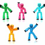 ExpStore Stikbot 5 Solid Random Color Transparent Pink/Light Blue/Yellow/Green/Dark Blue/Purple/Orange/Red Color || Stikbot || Stikbots Action Figure || Stickbot || Stikbots Toys
