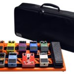 Gator Cases Aluminum Guitar Pedal Board with Carry Bag; Large: 23.75″ x 10.66″ | Orange (GPB-BAK-OR)