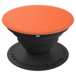 Coral Orange Color – Simple & Neutral Solid Color – PopSockets Grip and Stand for Phones and Tablets