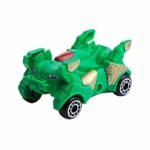 Sikye Kids Cartoon Vehicles Toy Creative Mini Transformation Dinosaurs Robot Car Model 2 in 1 Deformation Car Birthday Gifts (Green)