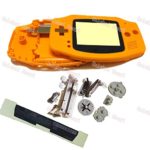 Galyme GBA Orange Color w/ Rubber pads Housing Shell Case Cover Nintendo Gameboy Advance