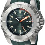 Invicta Men’s ‘Pro Diver’ Quartz Stainless Steel and Polyurethane Casual Watch, Color:Green (Model: 23738)