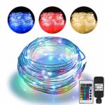 66ft Led Rope Lights Outdoor String Lights with 200 LEDs,16 Colors Changing Waterproof Starry Fairy Lights Plug in for Bedroom,Indoor,Patio,Home Decor